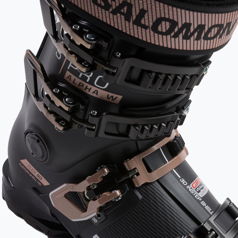 Buty narciarskie damskie Salomon S/Pro Alpha 90 W GW black/pink/gold metal/silver 7
