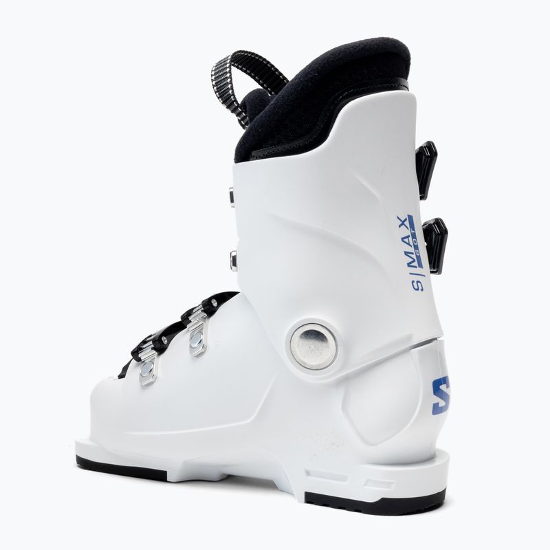 Buty narciarskie dziecięce Salomon S/Max 60T M Jr white/race blue/process blue 2