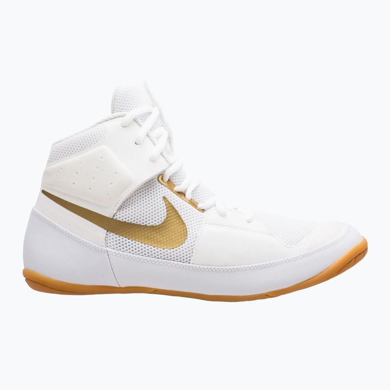 Buty zapaśnicze Nike Fury white/metallic gold