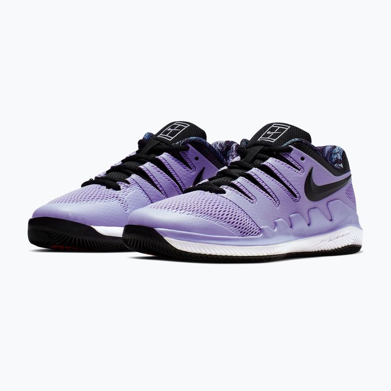 Buty do tenisa dziecięce Nike Court Vapor X Jr purple agate/white/hyper crimson/black 3