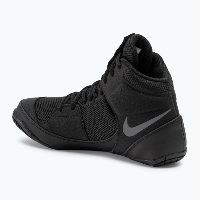 Buty zapaśnicze Nike Fury black/metallic silver 3