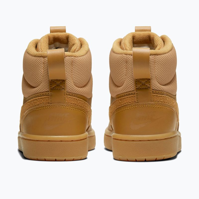 Buty dziecięce Nike Court Borough Mid 2 Boot (Gs) wheat/gum med brown/wheat 2