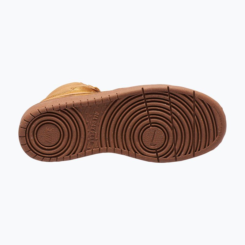 Buty dziecięce Nike Court Borough Mid 2 Boot (Gs) wheat/gum med brown/wheat 4