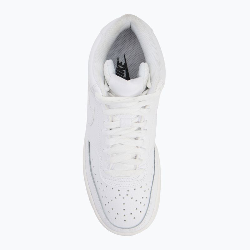 Buty damskie Nike Court Vision Mid white/white/white 5