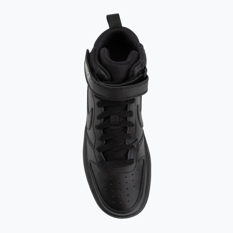 Buty dziecięce Nike Court Borough Mid 2 black/black/black 5