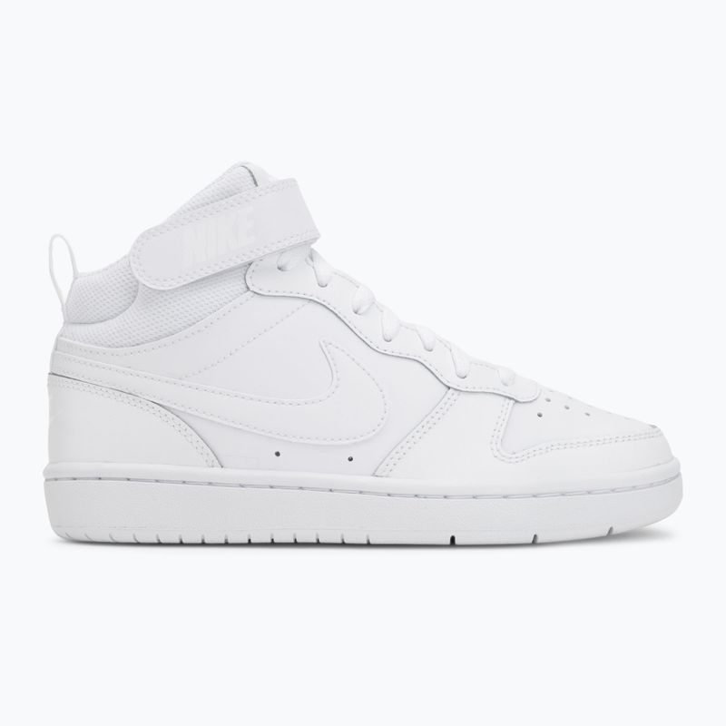 Buty dziecięce Nike Court Borough Mid 2 white/white/white 2