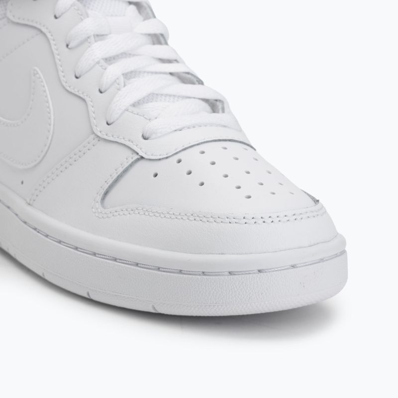 Buty dziecięce Nike Court Borough Mid 2 white/white/white 7