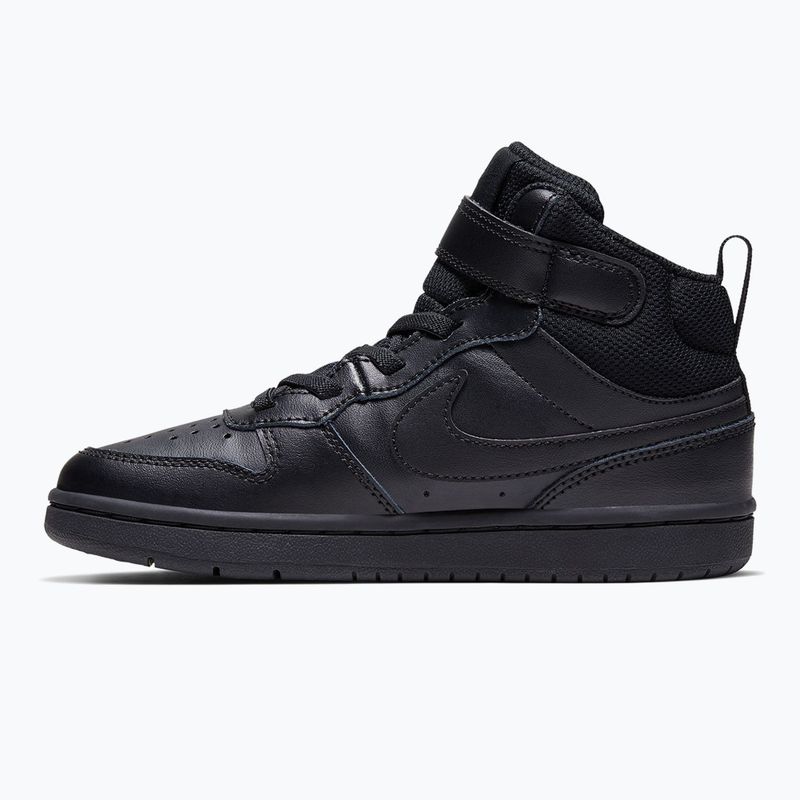 Buty dziecięce Nike Court Borough Mid 2 black/black/black 2
