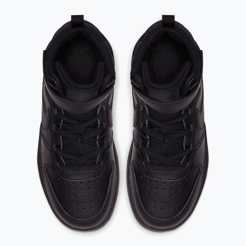 Buty dziecięce Nike Court Borough Mid 2 black/black/black 4