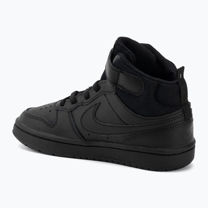 Buty dziecięce Nike Court Borough Mid 2 black/black/black 3
