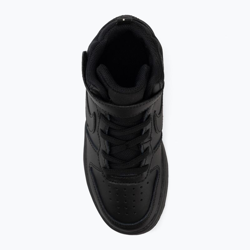 Buty dziecięce Nike Court Borough Mid 2 black/black/black 5