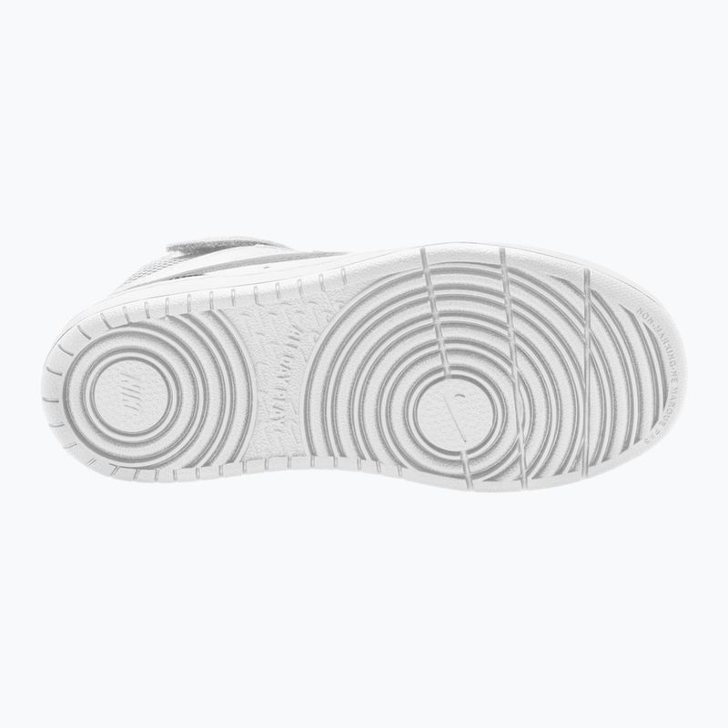 Buty dziecięce Nike Court Borough Mid 2 white/white/white 3