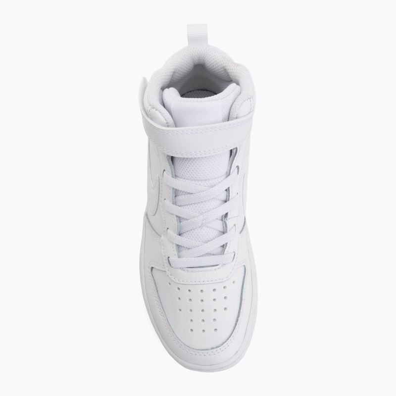 Buty dziecięce Nike Court Borough Mid 2 white/white/white 5