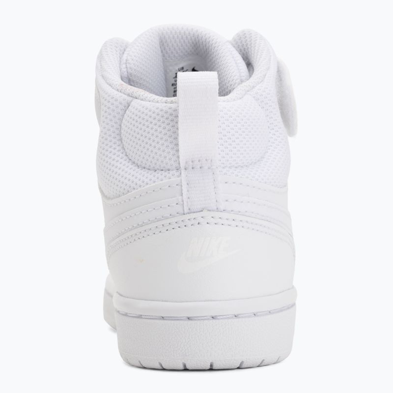 Buty dziecięce Nike Court Borough Mid 2 white/white/white 6