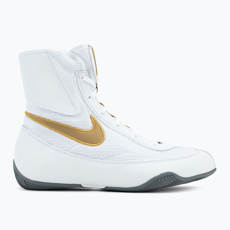 Buty bokserskie Nike Machomai white/gold 2