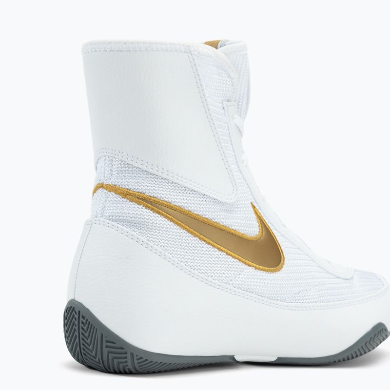 Buty bokserskie Nike Machomai white/gold 9