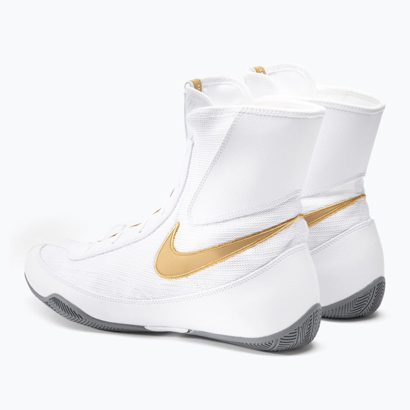 Buty bokserskie Nike Machomai 2 white/gold 3