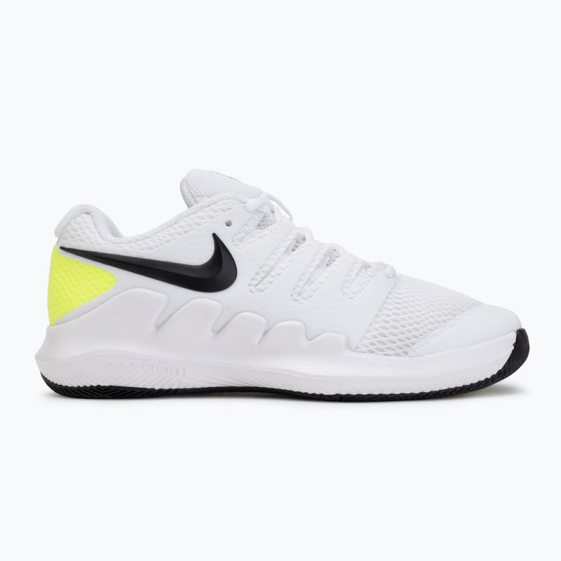 Buty do tenisa dziecięce Nike Court Vapor X Jr white/volt/black 2