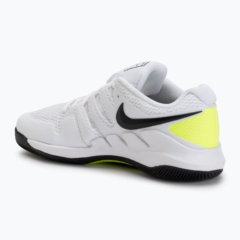Buty do tenisa dziecięce Nike Court Vapor X Jr white/volt/black 3