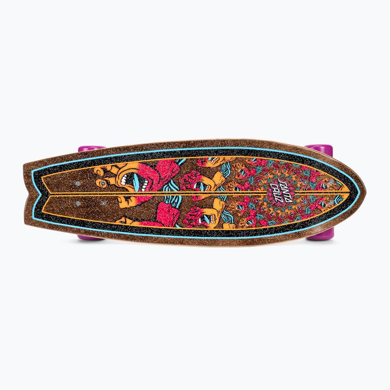 Deskorolka cruiser Santa Cruz Cruzer Mandala Hand 8.8 Shark 4