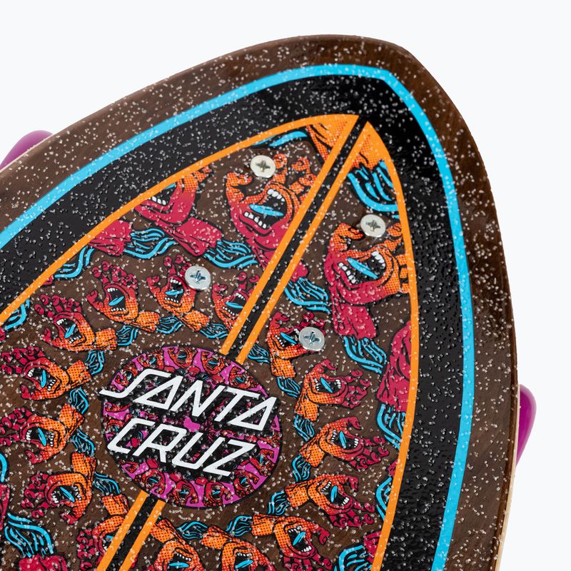 Deskorolka cruiser Santa Cruz Cruzer Mandala Hand 8.8 Shark 6