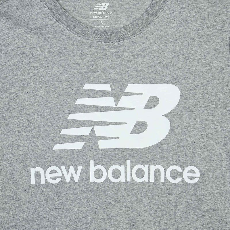 Koszulka męska New Balance Essentials Stacked Logo grey 3