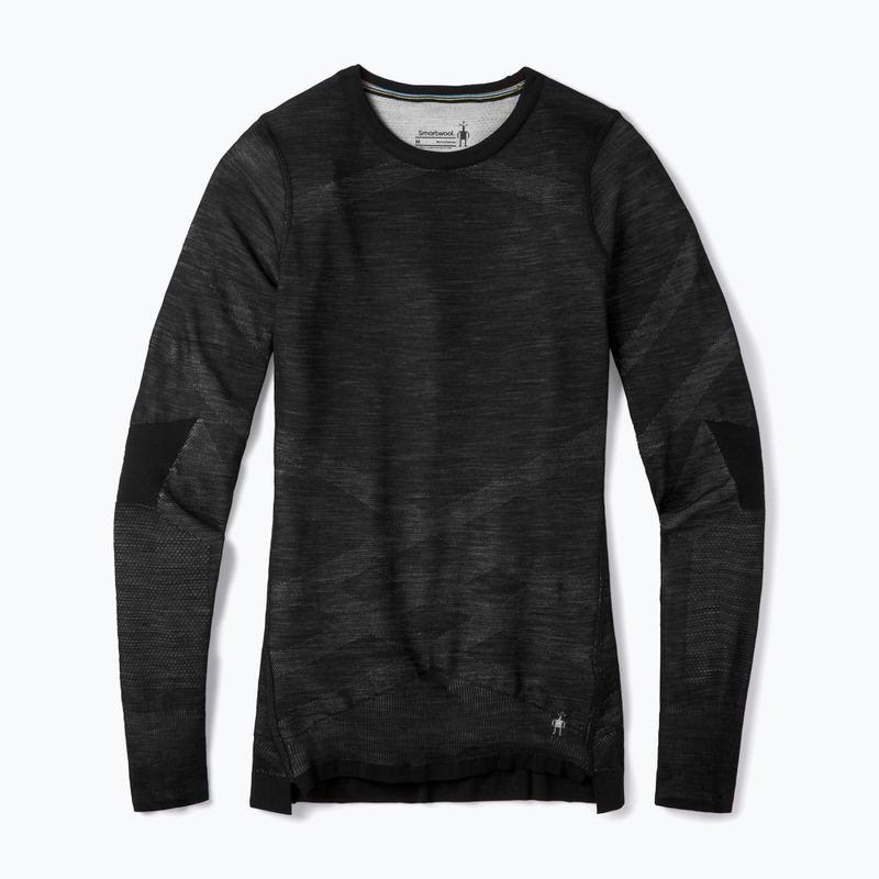 Bluza termoaktywna damska Smartwool Intraknit Merino 200 Crew black/white 4