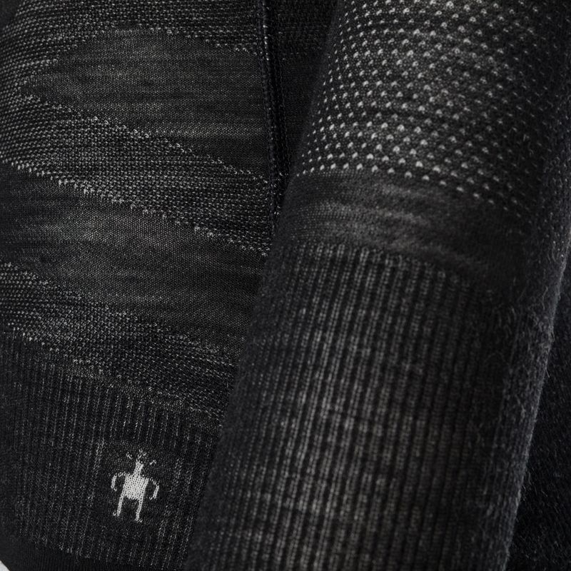 Bluza termoaktywna damska Smartwool Intraknit Merino 200 Crew black/white 3