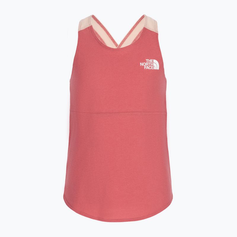 Koszulka trekkingowa dziecięca The North Face Never Stop slate rose