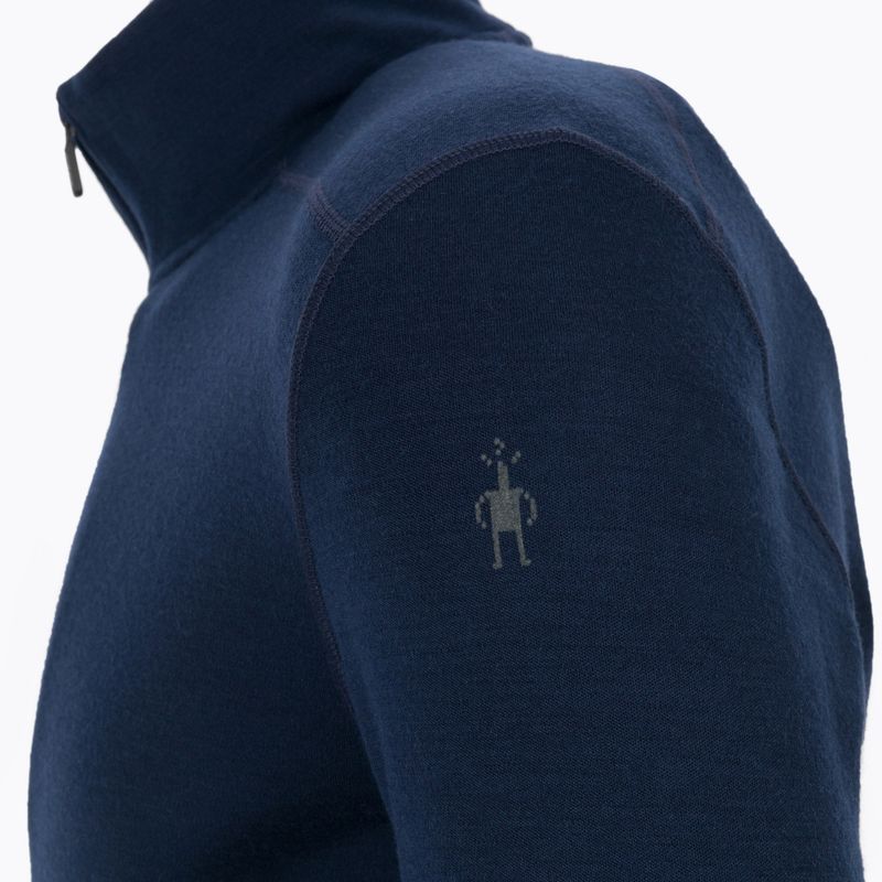 Longsleeve termoaktywny męski Smartwool Merino 250 Baselayer 1/4 Zip Boxed deep navy 4
