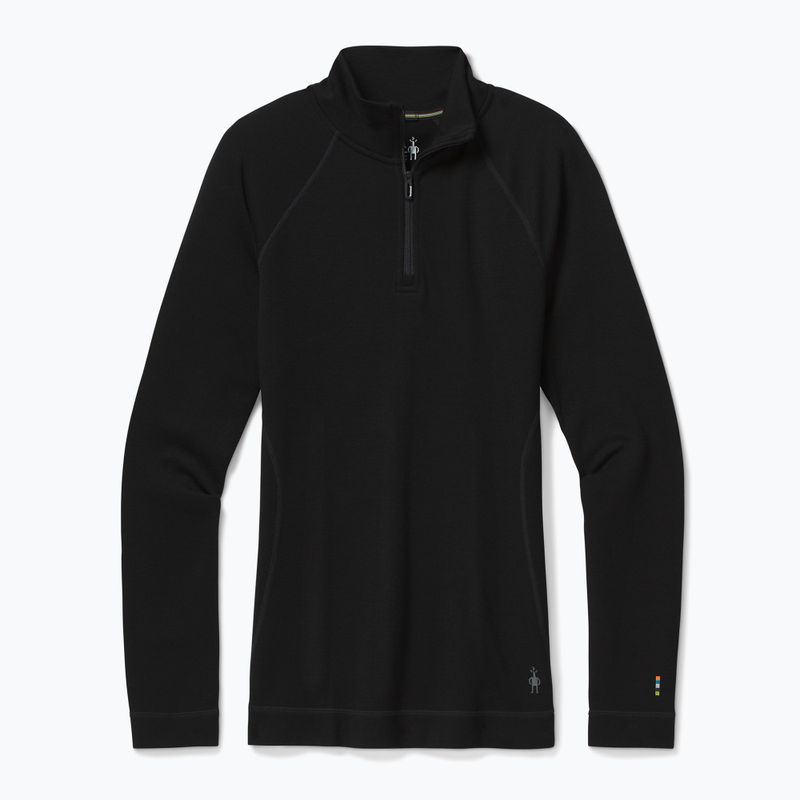 Longsleeve termoaktywny damski Smartwool Merino 250 Baselayer 1/4 Zip Boxed black
