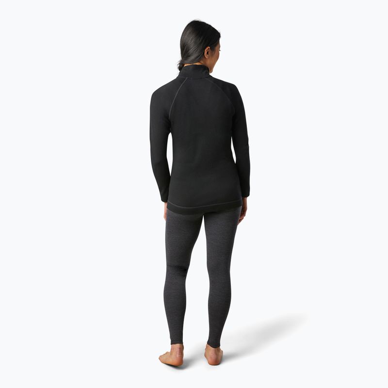Longsleeve termoaktywny damski Smartwool Merino 250 Baselayer 1/4 Zip Boxed black 3