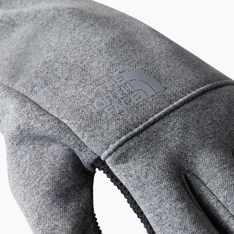 Rękawiczki trekkingowe męskie The North Face Etip Recycled medium grey heather 2