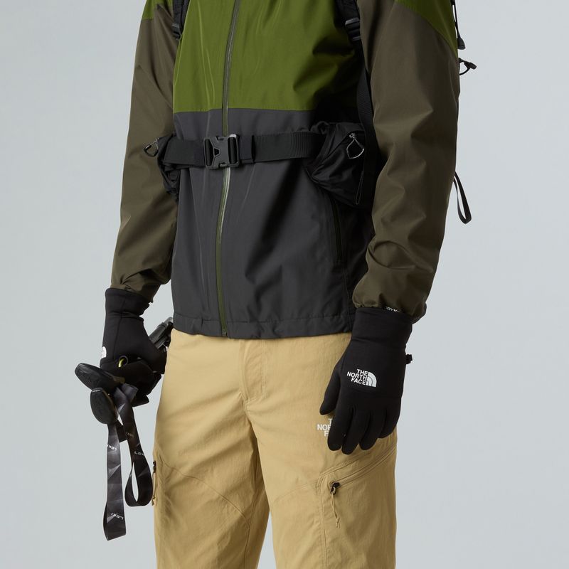 Rękawiczki trekkingowe The North Face Etip Recycled black/white 4