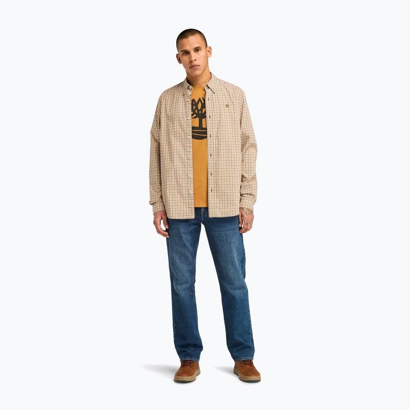 Koszulka męska Timberland Kennebec Tree Logo wheat boot 2