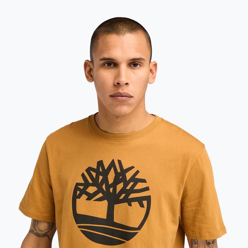 Koszulka męska Timberland Kennebec Tree Logo wheat boot 4