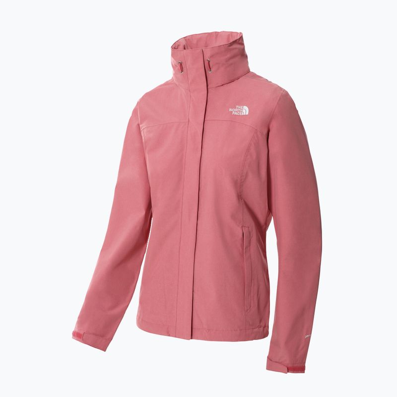 Kurtka przeciwdeszczowa damska The North Face Sangro slate rose light heather 9