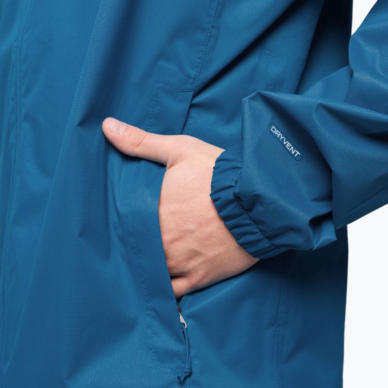 Kurtka przeciwdeszczowa męska The North Face Quest banff blue black heather 7