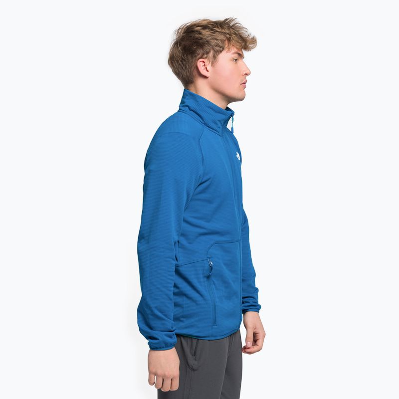 Bluza trekkingowa męska The North Face Quest FZ banff blue 3