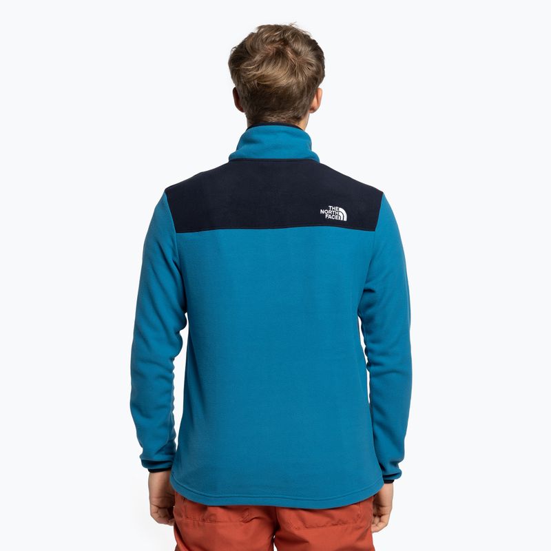 Bluza trekkingowa męska The North Face Homesafe Snap Neck banff blue/aviator navy 4