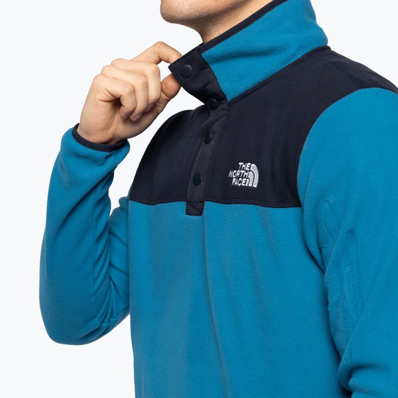 Bluza trekkingowa męska The North Face Homesafe Snap Neck banff blue/aviator navy 5