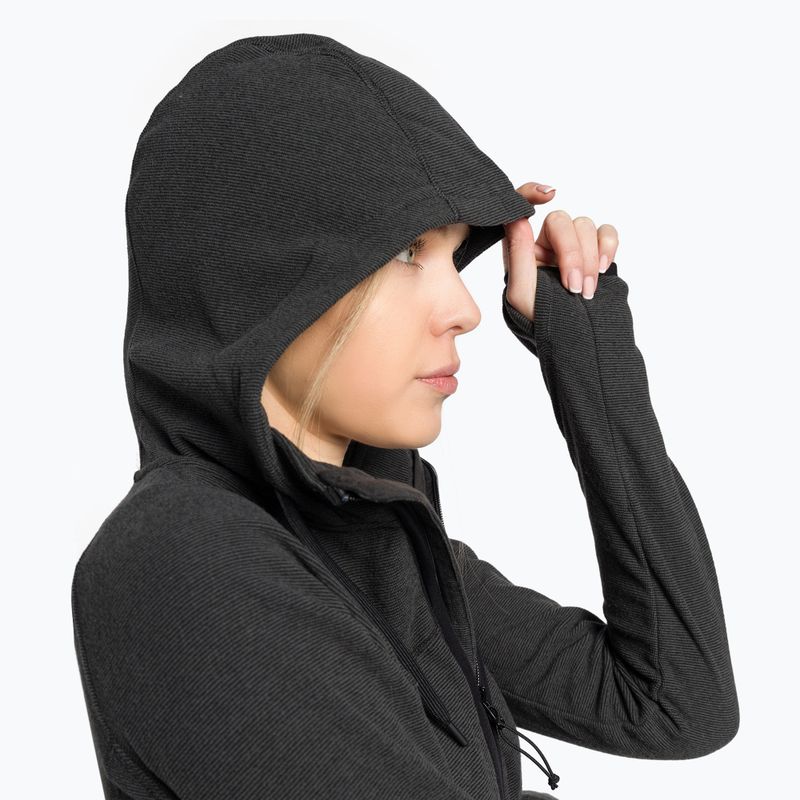 Bluza trekkingowa damska The North Face Homesafe Full Zip Fleece Hoodie black strip 6