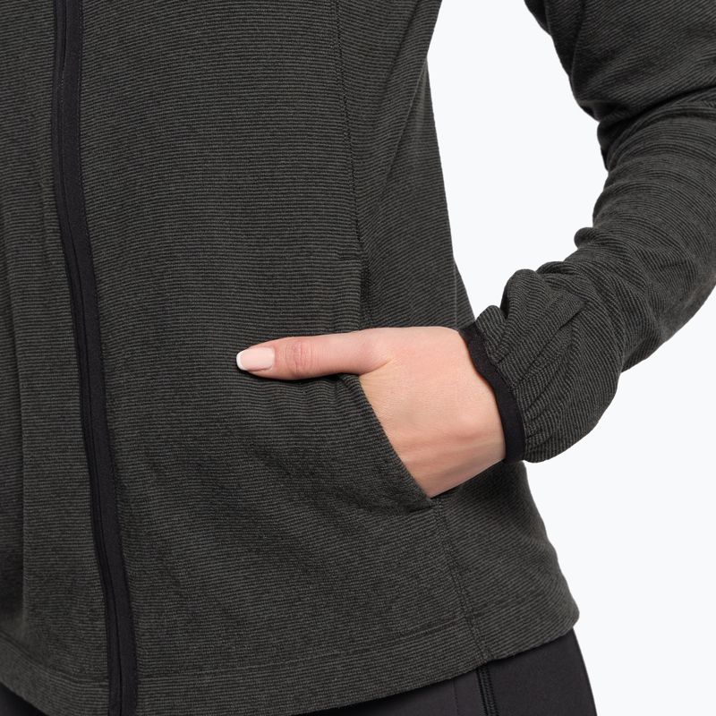 Bluza trekkingowa damska The North Face Homesafe Full Zip Fleece Hoodie black strip 7