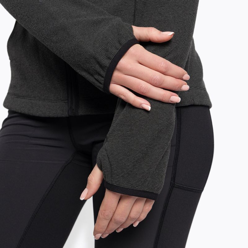 Bluza trekkingowa damska The North Face Homesafe Full Zip Fleece Hoodie black strip 8