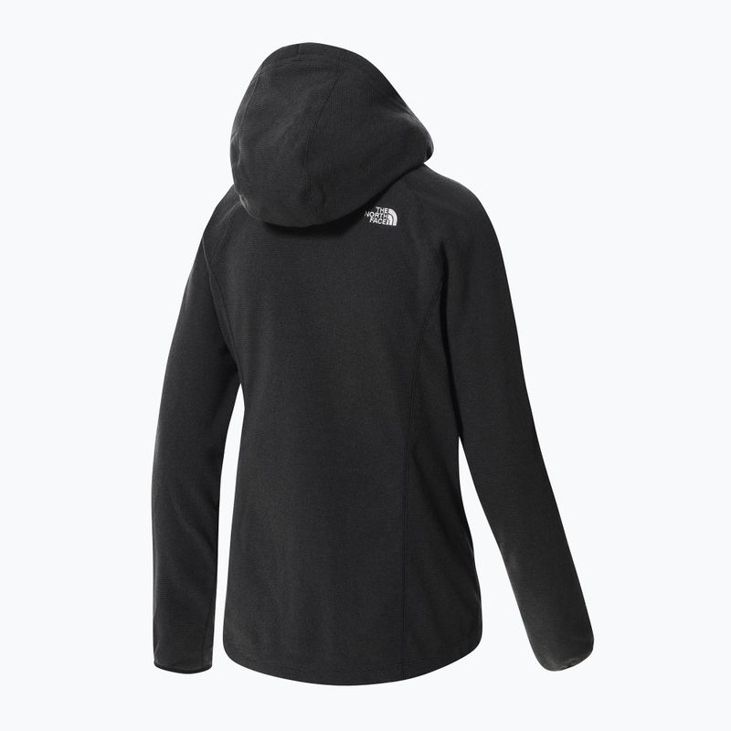 Bluza trekkingowa damska The North Face Homesafe Full Zip Fleece Hoodie black strip 11