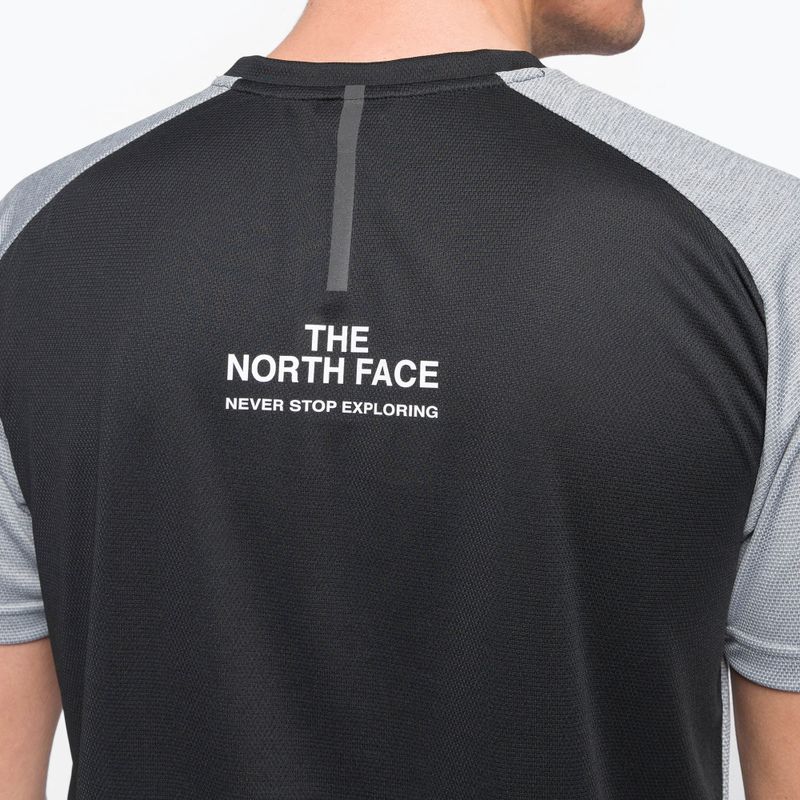 Koszulka trekkingowa męska The North Face MA light grey hthr/black 6