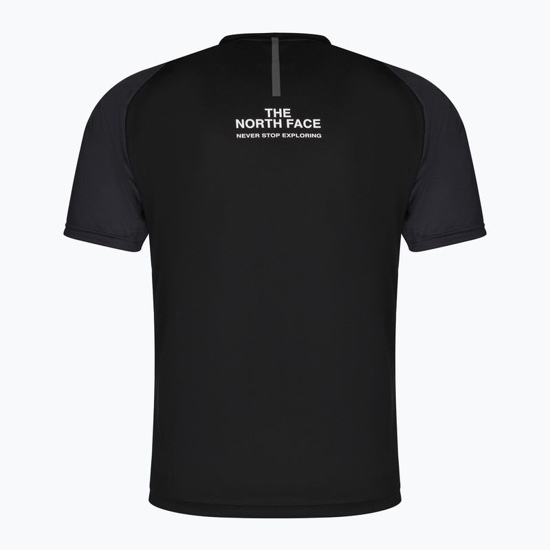 Koszulka trekkingowa męska The North Face MA black heather/black 2