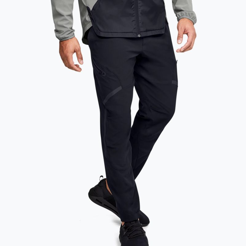 Spodnie treningowe męskie Under Armour Unstoppable Cargo black/black