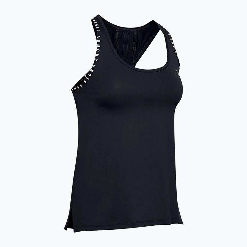 Tank top treningowy damski Under Armour Knockout Tank black/black/white 5