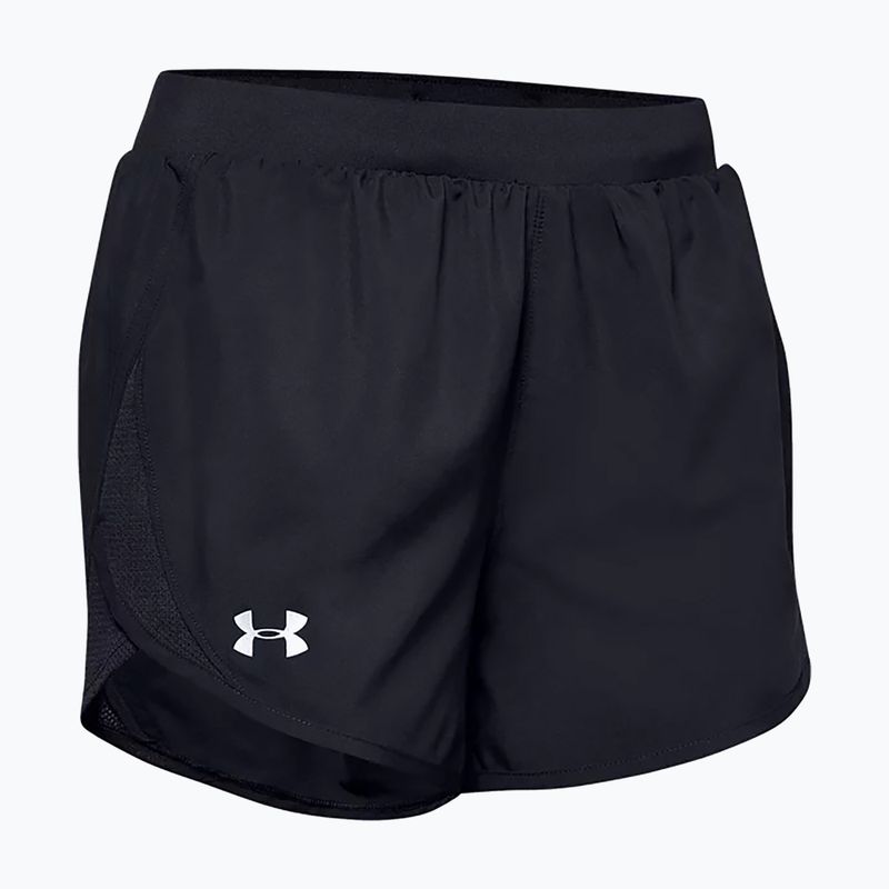 Spodenki do biegania damskie Under Armour Fly By 2.0 black/black/reflective 5